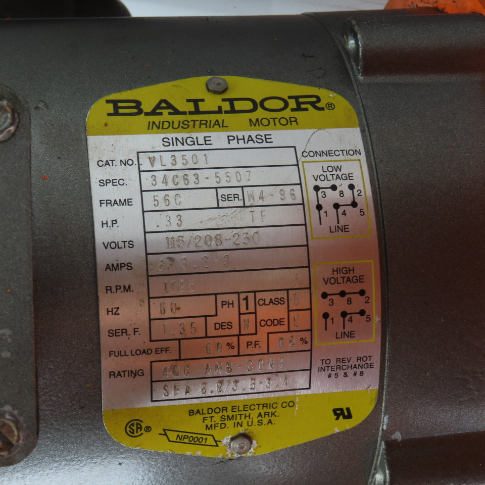 Saturn Engineering 1 Ton Power Beam Hoist Tractor Drive Trolley 19FPM 1PH