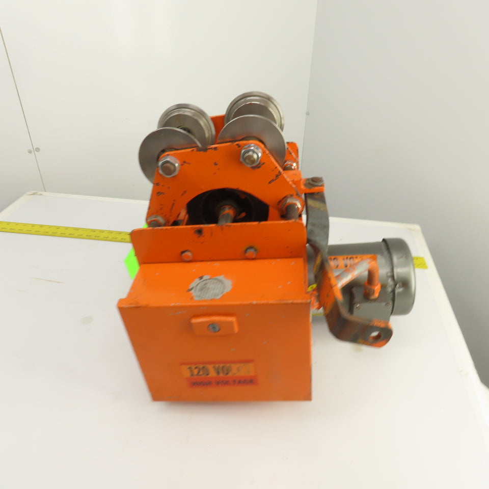 Saturn Engineering 1 Ton Power Beam Hoist Tractor Drive Trolley 19FPM 1PH