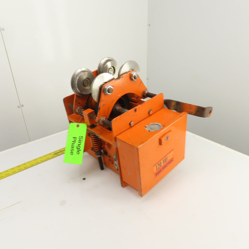 Saturn Engineering 1 Ton Power Beam Hoist Tractor Drive Trolley 19FPM 1PH