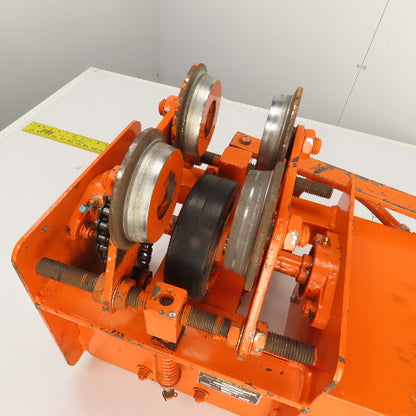 Saturn Engineering 1/2 Ton Power Beam Hoist Tractor Drive Trolley 19FPM 3PH