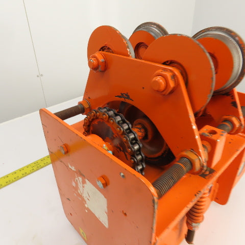Saturn Engineering 1/2 Ton Power Beam Hoist Tractor Drive Trolley 19FPM 3PH