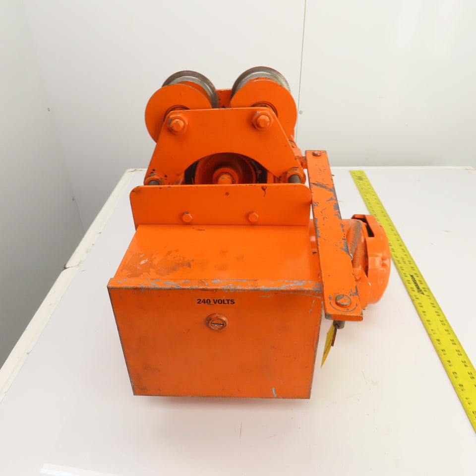 Saturn Engineering 1/2 Ton Power Beam Hoist Tractor Drive Trolley 19FPM 3PH