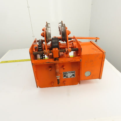 Saturn Engineering 1/2 Ton Power Beam Hoist Tractor Drive Trolley 19FPM 3PH