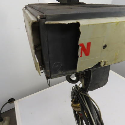 Konecrane 1 Ton 2-Speed Electric Hoist 30' Lift 32/8FPM 230/460 3PH W/ Trolley