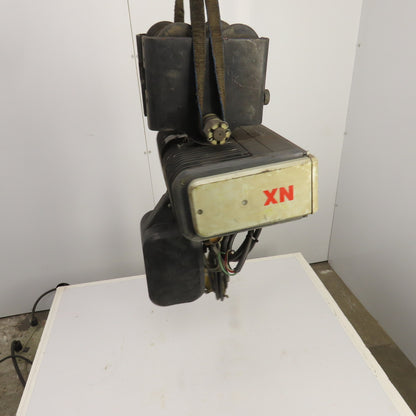 Konecrane 1 Ton 2-Speed Electric Hoist 30' Lift 32/8FPM 230/460 3PH W/ Trolley