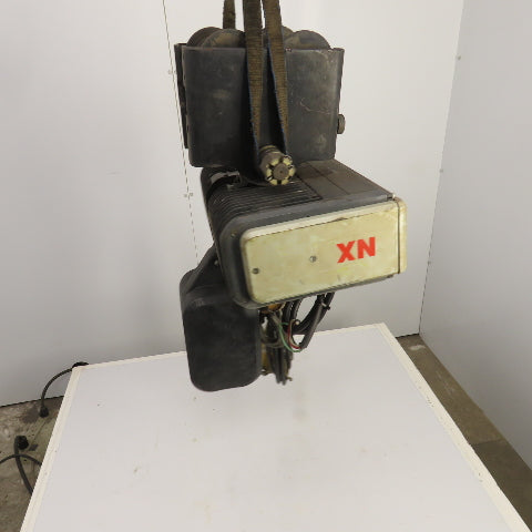 Konecrane 1 Ton 2-Speed Electric Hoist 30' Lift 32/8FPM 230/460 3PH W/ Trolley
