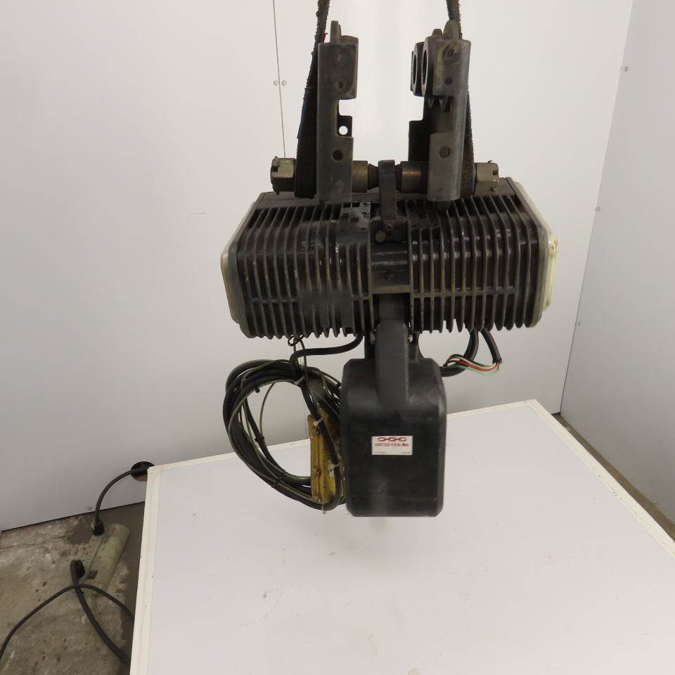 Konecrane 1 Ton 2-Speed Electric Hoist 30' Lift 32/8FPM 230/460 3PH W/ Trolley