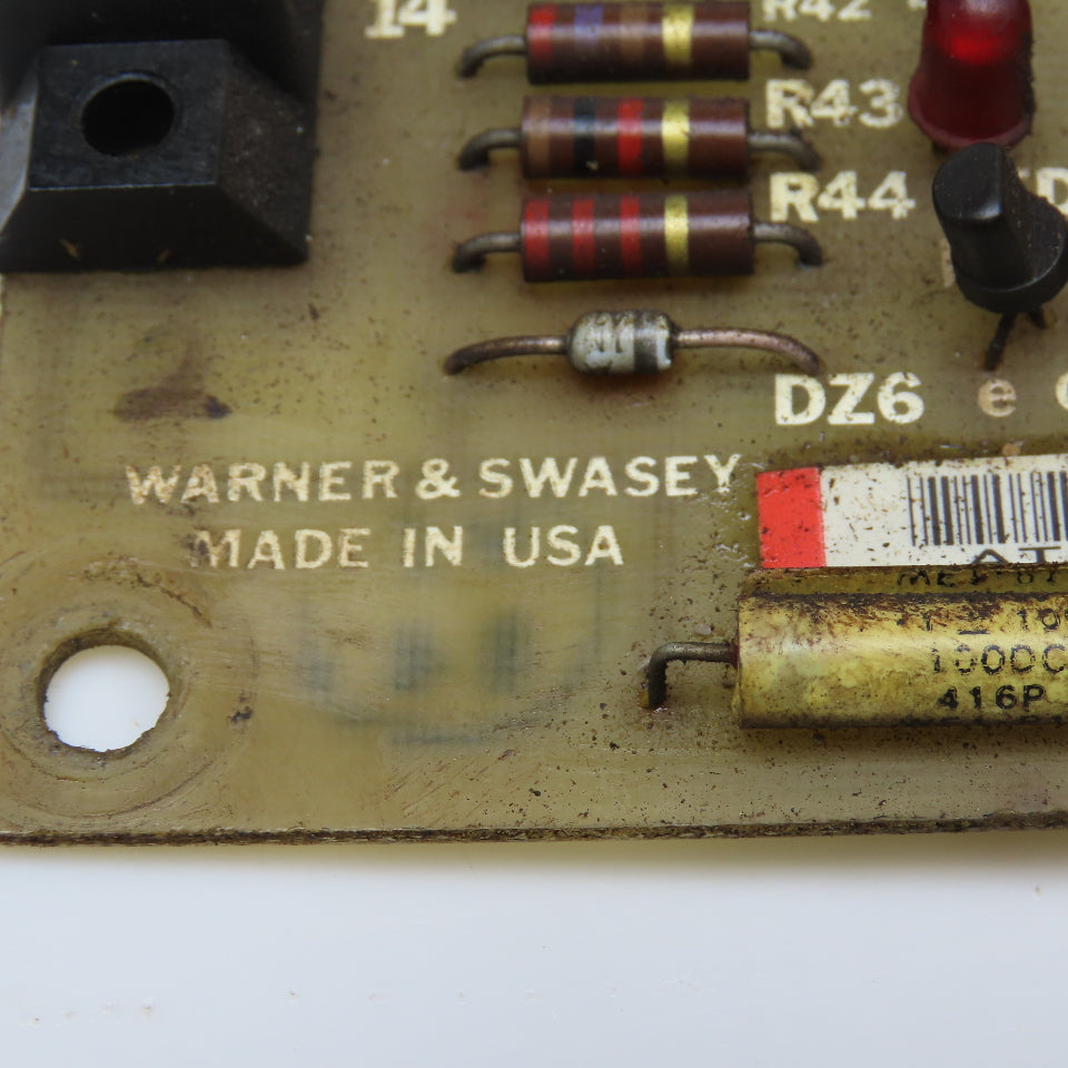 Warner Swasey 172565-3 Circuit Board Wiedematic Mach II Type 4560 Turret Punch