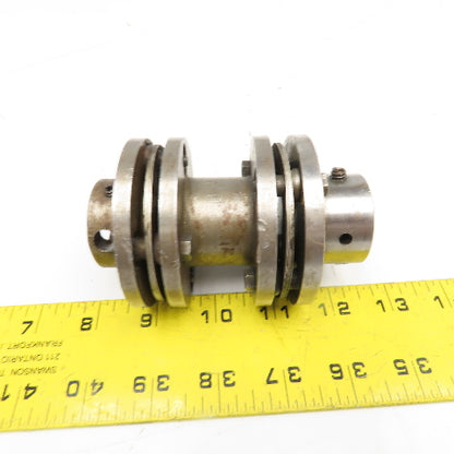 3/4" x 3/4" Flexible Disc Shaft Coupling Steel