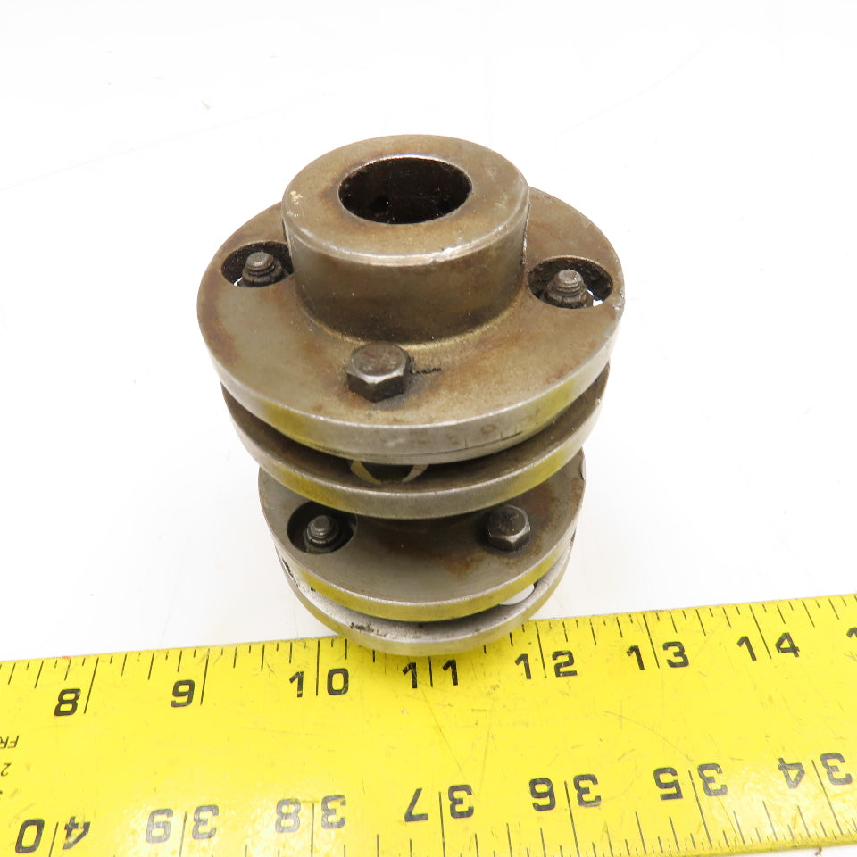 3/4" x 3/4" Flexible Disc Shaft Coupling Steel