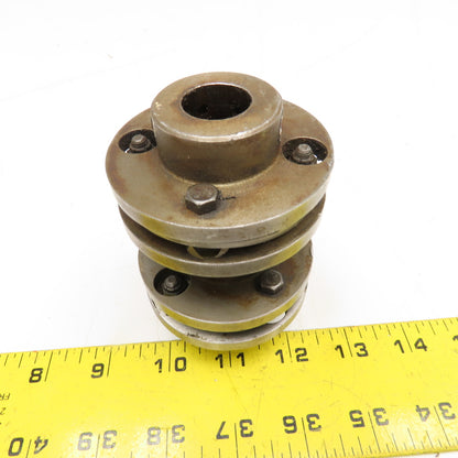3/4" x 3/4" Flexible Disc Shaft Coupling Steel