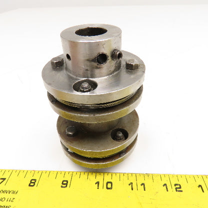 3/4" x 3/4" Flexible Disc Shaft Coupling Steel