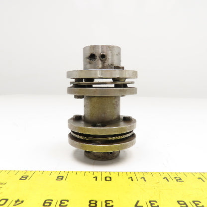 3/4" x 3/4" Flexible Disc Shaft Coupling Steel