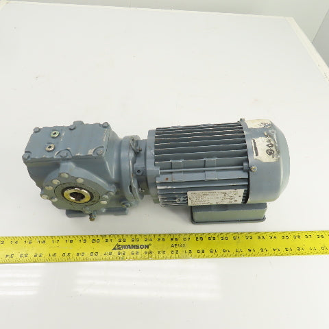 Sew-Eurodrive SA47 DT80N4 0.75kW Thru Shaft Gear Motor 119RPM 230/460V 3PH