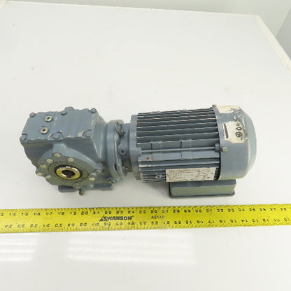 Sew-Eurodrive SA47 DT80N4 0.75kW Thru Shaft Gear Motor 119RPM 230/460V 3PH