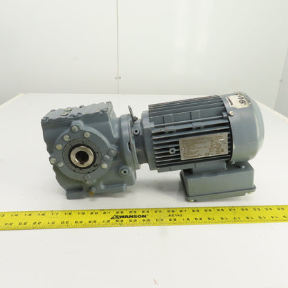 Sew-Eurodrive SA47 DT80N4 0.75kW Thru Shaft Gear Motor 119RPM 230/460V 3PH