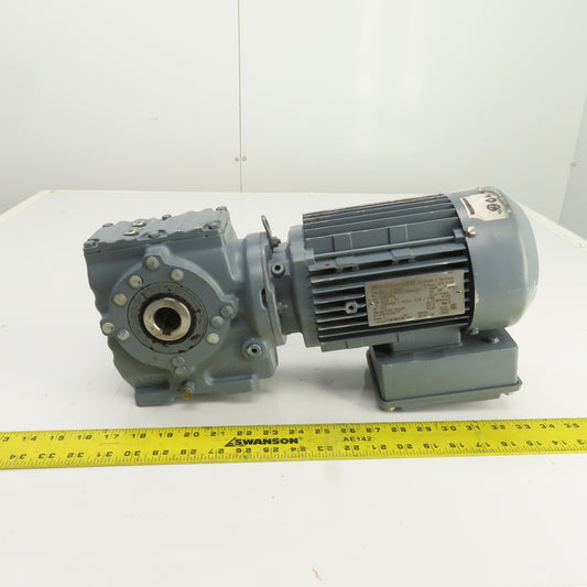 Sew-Eurodrive SA47 DT80N4 0.75kW Thru Shaft Gear Motor 119RPM 230/460V 3PH