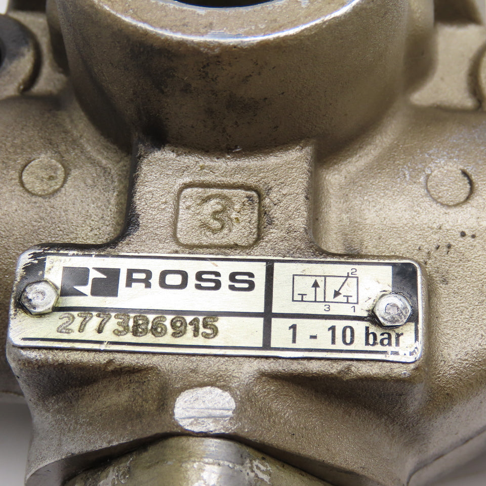 Ross 2773B6915 1" NPT Pneumatic Directional Valve 6VDC Coil