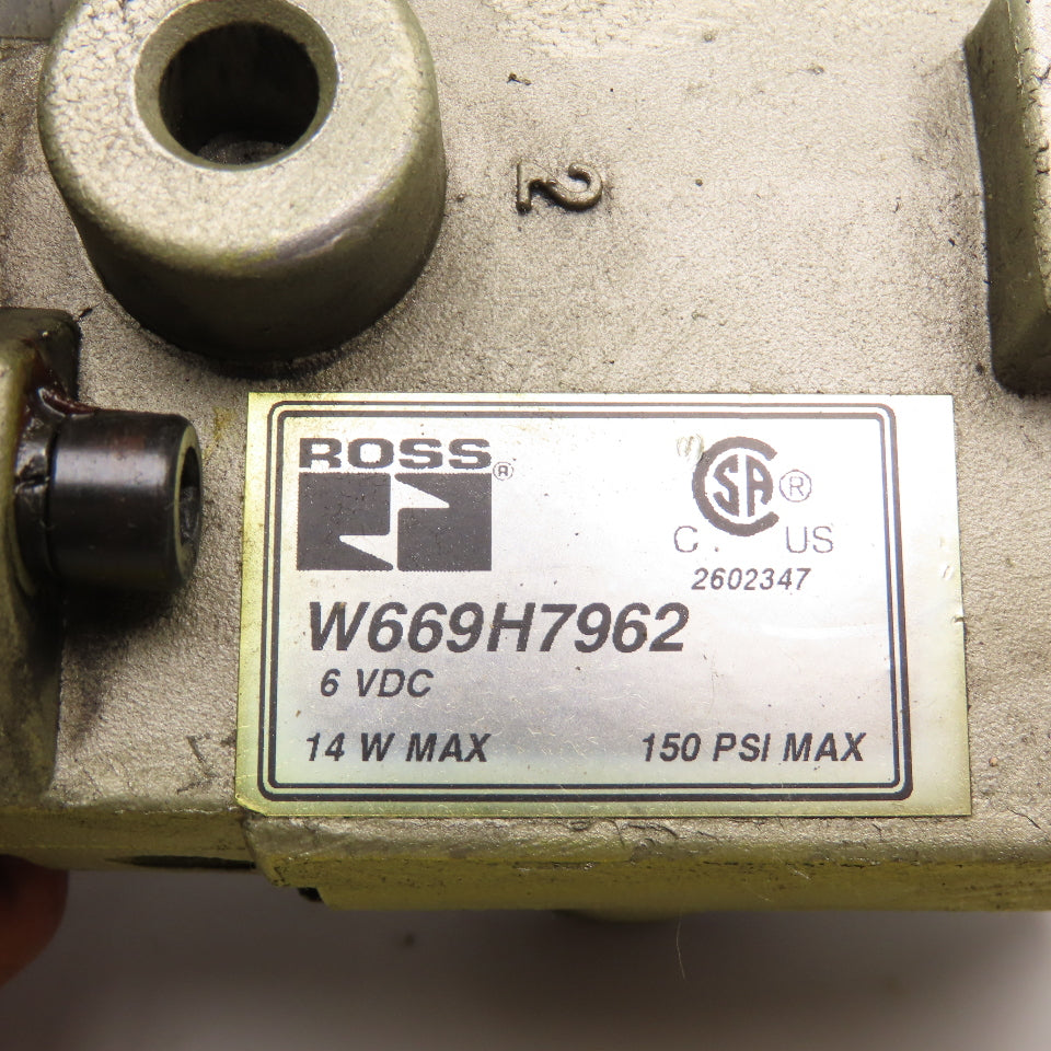 Ross 2773B6915 1" NPT Pneumatic Directional Valve 6VDC Coil
