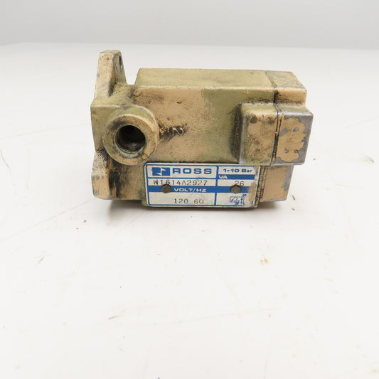 Ross W1614A2927 Pneumatic Directional Valve 120V Coil