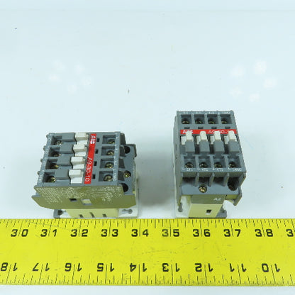 ABB A9-30-10 25A Contactor 2-7.5HP 600V AC 120V Coil Lot Of 2