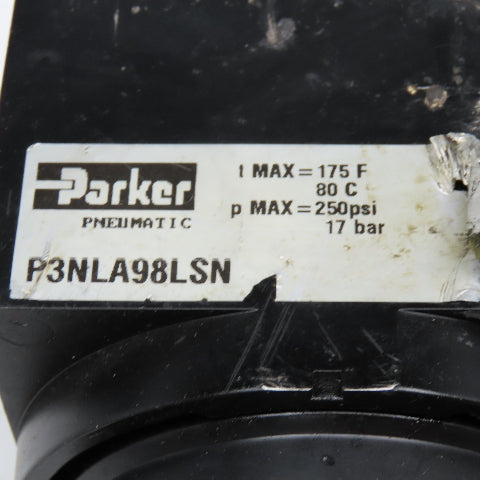 Parker P3NLA98LSN 1" NPT Compressed Air Lubricator 250 PSI