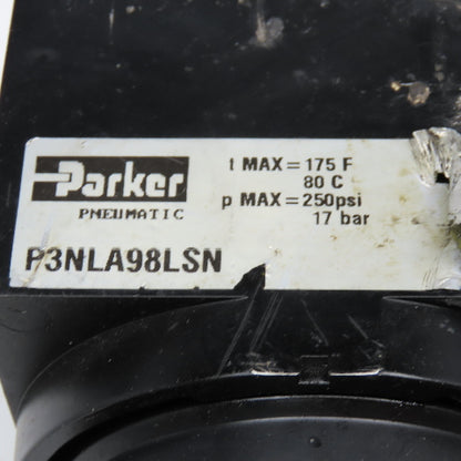 Parker P3NLA98LSN 1" NPT Compressed Air Lubricator 250 PSI
