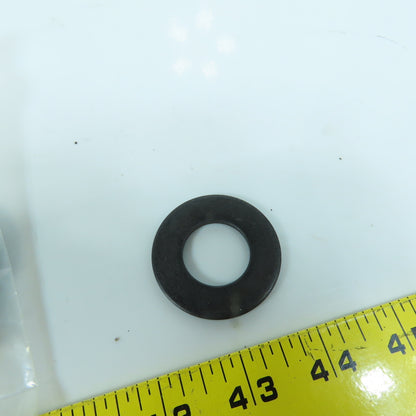 Z9102 Black Steel Washer 0.906" ID 1-3/4" OD 0.145" Thick For 7/8" Bolts Lot/17