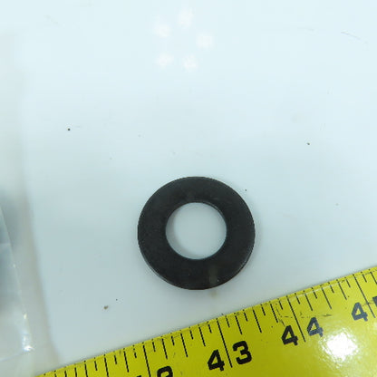 Z9102 Black Steel Washer 0.906" ID 1-3/4" OD 0.145" Thick For 7/8" Bolts Lot/17