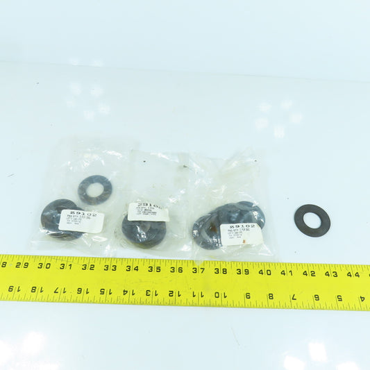 Z9102 Black Steel Washer 0.906" ID 1-3/4" OD 0.145" Thick For 7/8" Bolts Lot/17