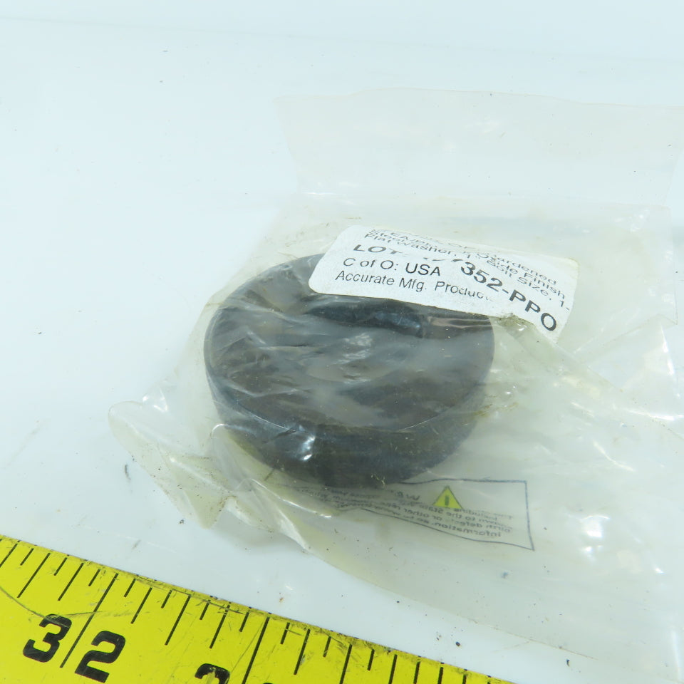 Z9103 Black Steel Washer For 1" Bolts 1.031" ID 2" OD 0.187" Thick Lot Of 15