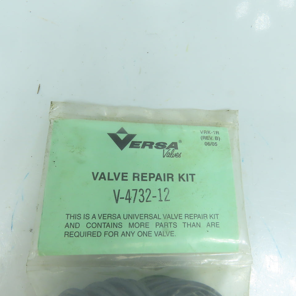 Versa Valves V-4732-12 VRK-1R Series "V" 1/4" & 1/2" Valve Repair Kit