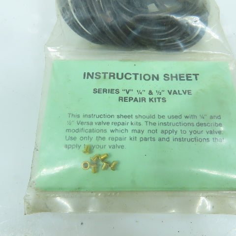 Versa Valves V-4732-12 VRK-1R Series "V" 1/4" & 1/2" Valve Repair Kit