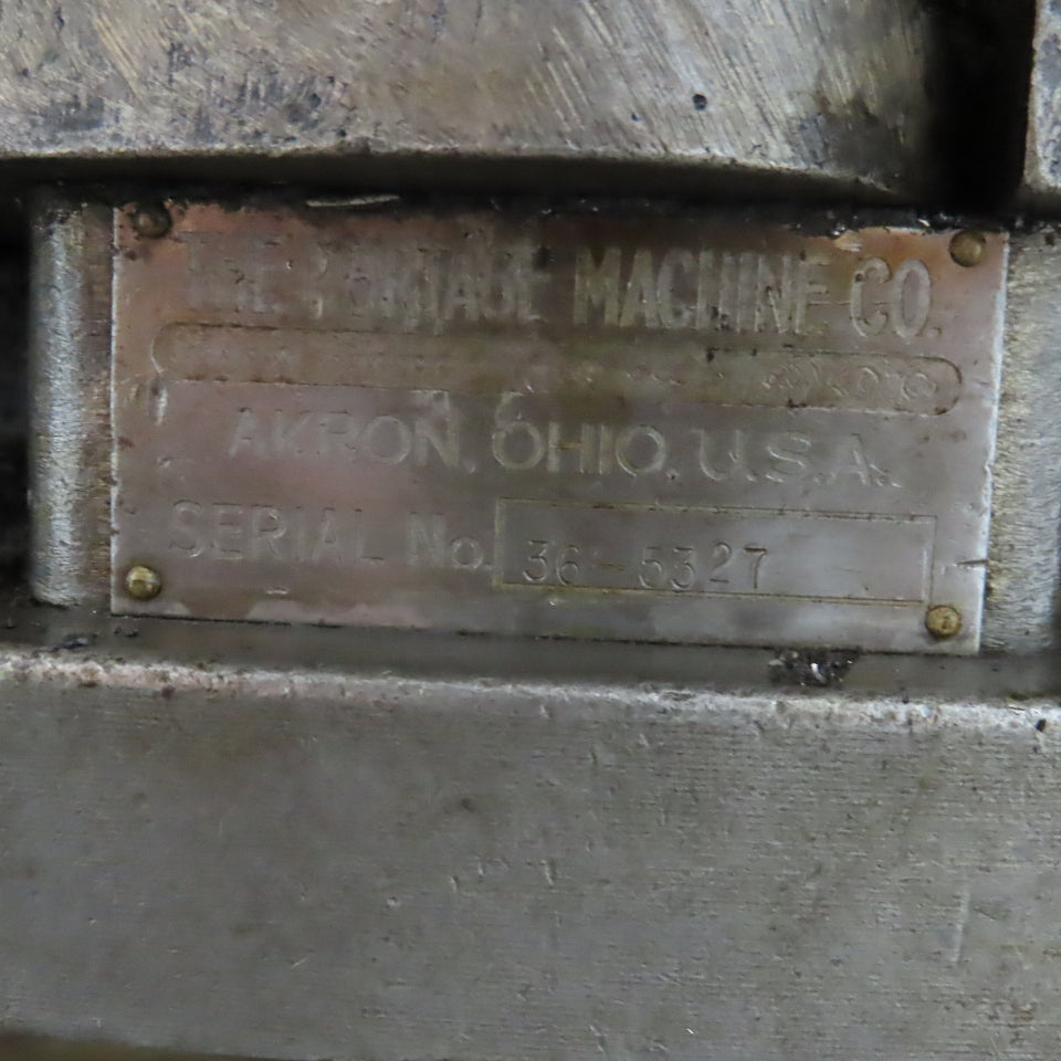 Portage 36" x 36" Steel T-Slot Machine Rotary Positioning Table 16 Position 360°