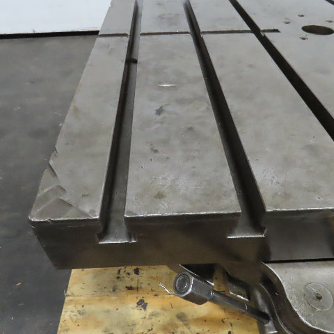 Portage 36" x 36" Steel T-Slot Machine Rotary Positioning Table 16 Position 360°