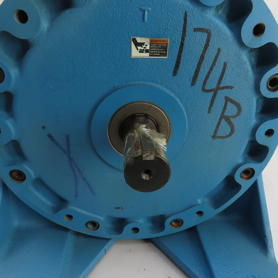 Link Belt 2945Y141k 38.4 Ratio In-Line Helical Gear Speed Reducer 45RPM 3.67HP