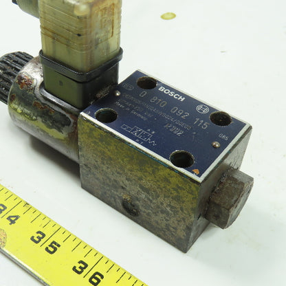 Bosch 0 810 092 115 081WV06P1N1045WS024/00E00 Hydraulic Directional Valve 250Bar