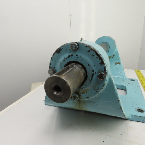 Heavy Duty Fixed Cast Iron Stand Take Up Roller Assembly 24-1/2" W x 3-1/4" OD