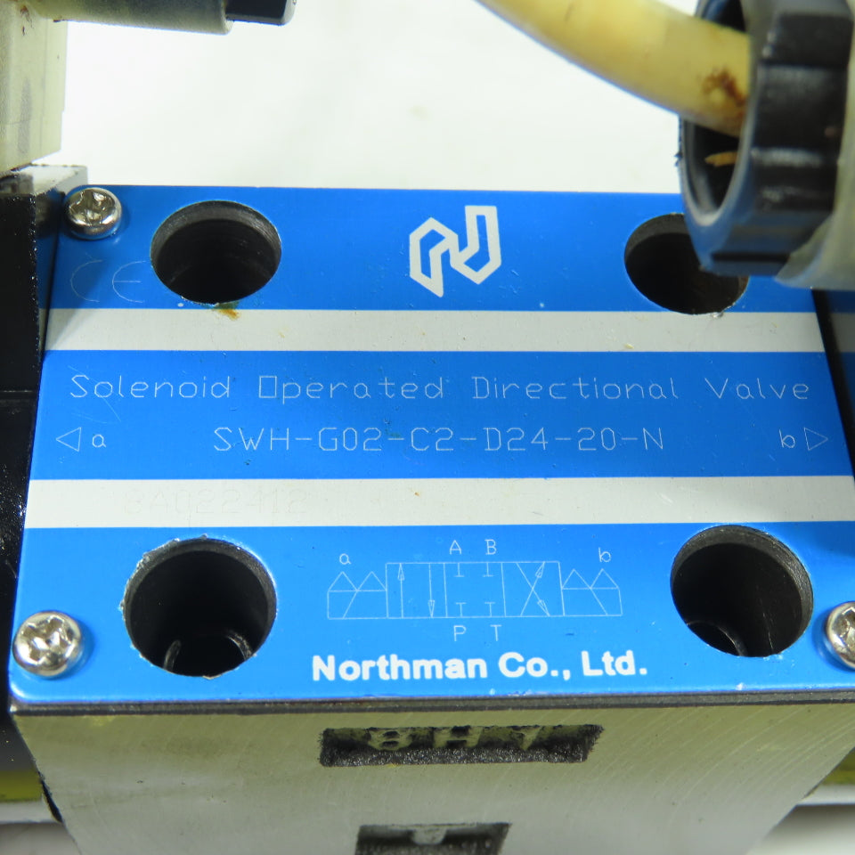 Northman SWH-G02-C2-D24-20-N Hydraulic Directional Valve 315Bar 24VDC Coil