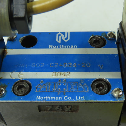 Northman SWH-G02-C2-D24-20 Hydraulic Directional Valve 24VDC Coil
