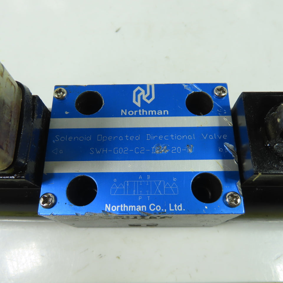 Northman SWH-G02-C2-D24-20-V Hydraulic Directional Valve 24VDC Coil