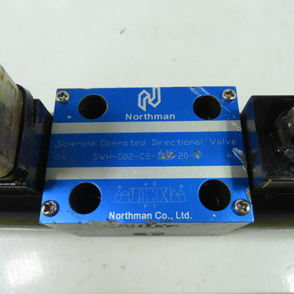 Northman SWH-G02-C2-D24-20-V Hydraulic Directional Valve 24VDC Coil