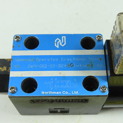 Northman SWH-G02-B2-D24-20 Hydraulic Directional Valve 24VDC Coil
