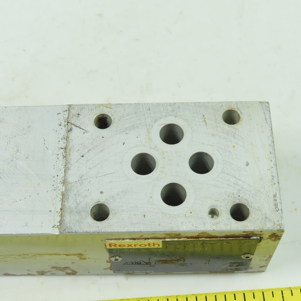 Rexroth ZDBK 6 VP2-11/100V Hydraulic Relief Valve