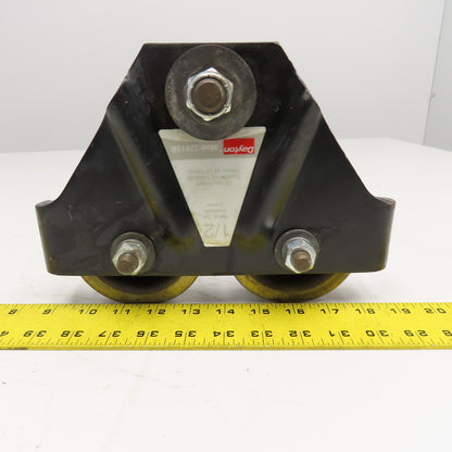 Dayton 2Z615B 1/2 Ton Capacity Push Pull Hoist Trolley 2-1/4"-5" Flange
