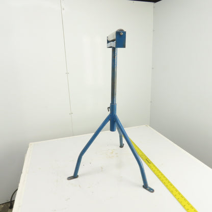 15" Wide Steel Saw Cut Off Support Roller Stand Adjustable Height 22" To 36"
