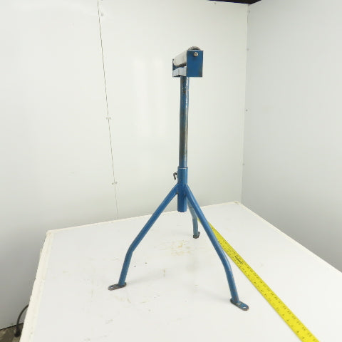 15" Wide Steel Saw Cut Off Support Roller Stand Adjustable Height 22" To 36"