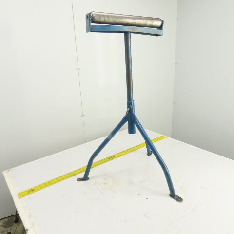 15" Wide Steel Saw Cut Off Support Roller Stand Adjustable Height 22" To 36"