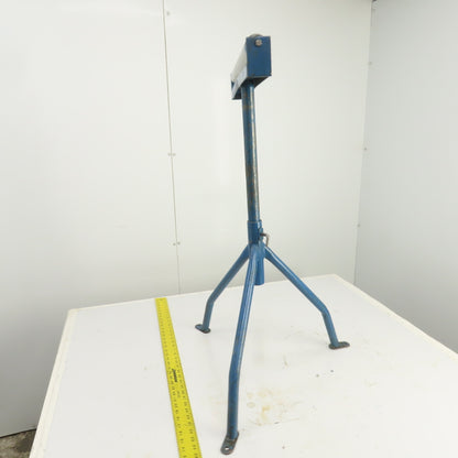 15" Wide Steel Saw Cut Off Support Roller Stand Adjustable Height 22" To 36"