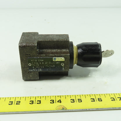 Rexroth 2 FRM 6 B 36-31/3 QRV Hydraulic Flow Control Valve